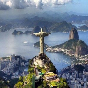 A Large White Cross Dominating The Landscape