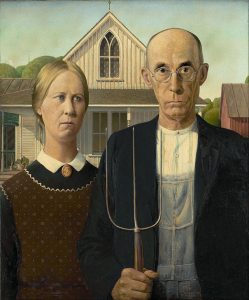 American Gothic - Grant Wood - Spinsters