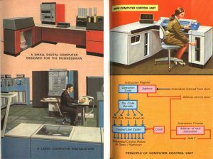 Big Businessman At His Desk Computer