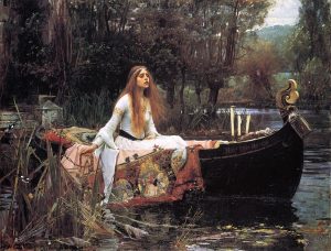 Widow At An Open Grave The Lady Of Shalott